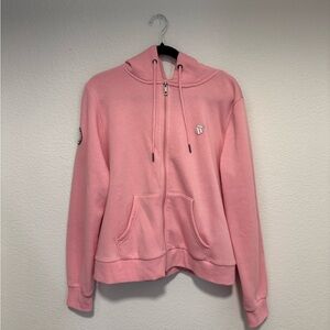 K-Swiss Pink Zip-Up Hoodie